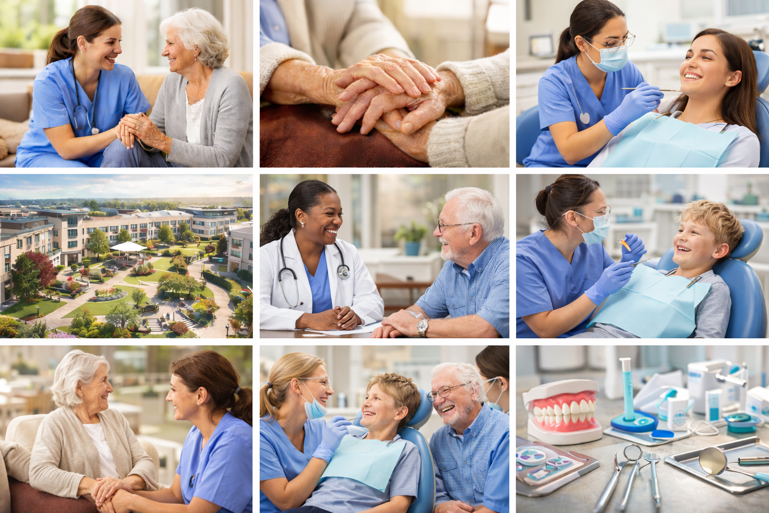 Senior and Dental Care Images